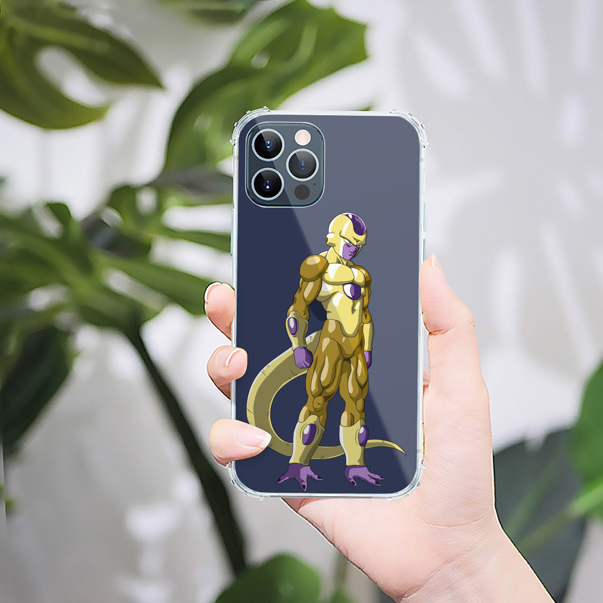 （画像用） ドラゴンボール フリーザ DRAGON BALL Frieza 【iPhone 12シリーズ対応】透明スマホケース（クリアソフトケース）